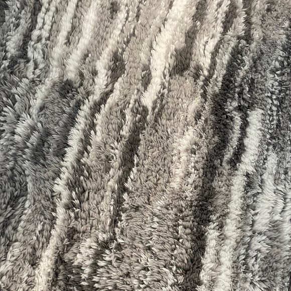 Bath Mat Set - Gray and White - Picture 4 of 6